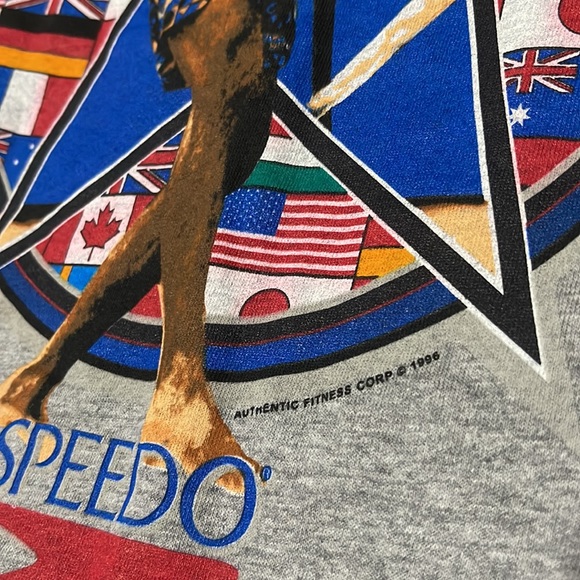 Mens Vintage 1996 Speedo Volleyball T shirt Size Medium New with Tags - Picture 3 of 5
